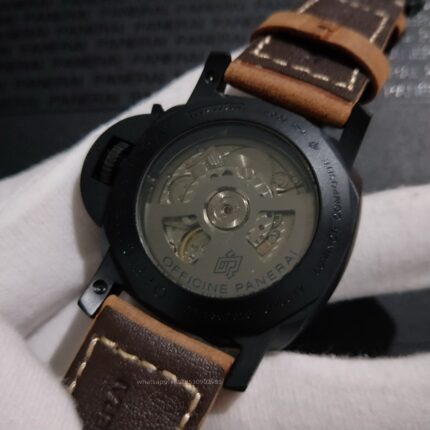 Panerai Luminor Mens Watch 44mm Automatic Mechanical Movement Stainless Steel Watches - Image 7