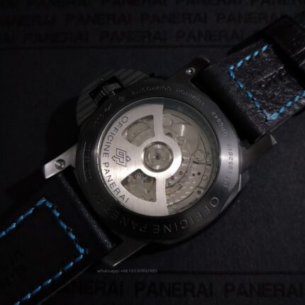 Panerai Luminor Mens Watch 47mm Automatic Mechanical Movement Stainless Steel Watches - Image 9