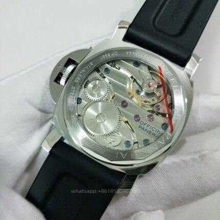 Panerai Luminor Mens Watch 44mm Automatic Mechanical Movement Stainless Steel Watches - Image 8