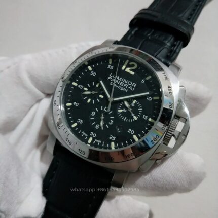 Panerai Luminor Mens Watch 44mm Automatic Mechanical Movement Stainless Steel Watches - Image 3