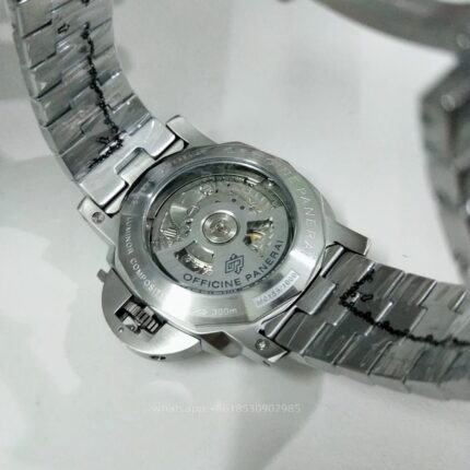 Panerai Luminor Mens Watch 44mm Automatic Mechanical Movement Stainless Steel Watches - Image 7