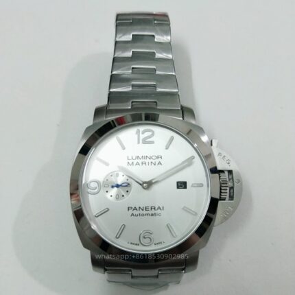 Panerai Luminor Mens Watch 44mm Automatic Mechanical Movement Stainless Steel Watches - Image 4