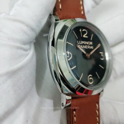 Panerai Luminor Mens Watch 47mm Cal.P3000 Automatic Mechanical Movement Stainless Steel Watches - Image 6