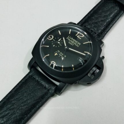 Panerai Luminor Mens Watch 44mm Automatic Mechanical Movement Stainless Steel Watches - Image 4