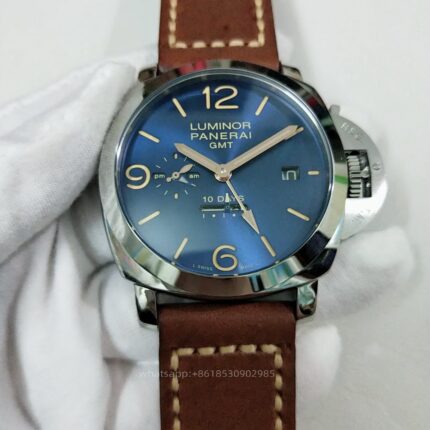 Panerai Luminor Mens Watch 44mm Automatic Mechanical Movement Stainless Steel Watches - Image 9