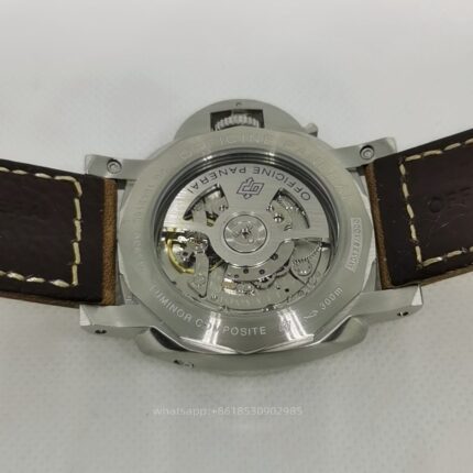 Panerai Luminor Mens Watch 44mm Automatic Mechanical Movement Stainless Steel Watches - Image 7