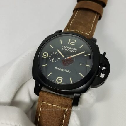 Panerai Luminor Mens Watch 44mm Cal.P9000 Automatic Mechanical Movement Stainless Steel Watches - Image 2