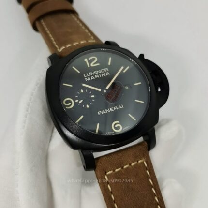 Panerai Luminor Mens Watch 44mm Cal.P9000 Automatic Mechanical Movement Stainless Steel Watches - Image 3