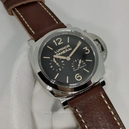 Panerai Luminor Mens Watch 47mm Automatic Mechanical Movement Stainless Steel Watches - Image 3