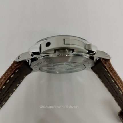 Panerai Luminor Mens Watch 47mm Automatic Mechanical Movement Stainless Steel Watches - Image 6