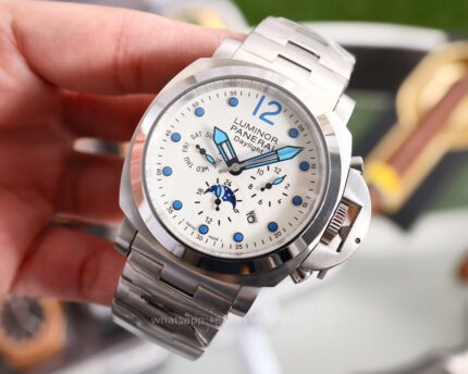 Panerai Luminor Mens Watch 44mm Cal.9100 Automatic Mechanical Movement Stainless Steel Watches