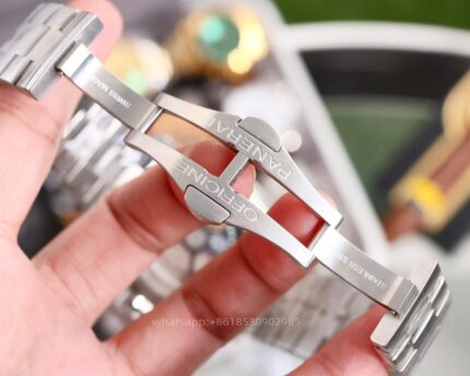 Panerai Luminor Mens Watch 44mm Cal.9100 Automatic Mechanical Movement Stainless Steel Watches - Image 8