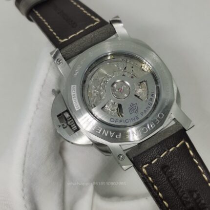 Panerai Luminor Mens Watch 44mm Automatic Mechanical Movement Stainless Steel Watches - Image 7