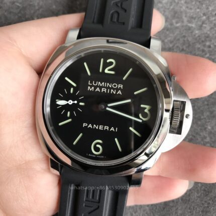 Panerai Luminor Mens Watch 44mm Cal.6497 Mechanical Hand-winding Stainless Steel Watches NOOOB Factory - Image 2