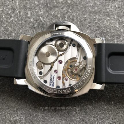 Panerai Luminor Mens Watch 44mm Cal.6497 Mechanical Hand-winding Stainless Steel Watches NOOOB Factory - Image 6