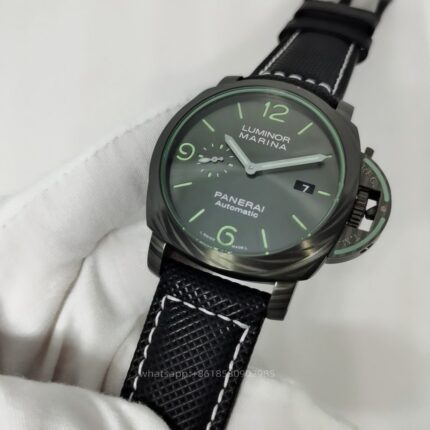 Panerai Luminor Mens Watch 44mm Automatic Mechanical Movement Stainless Steel Watches - Image 7
