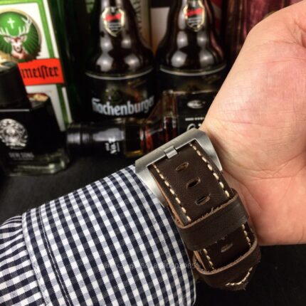 Panerai Luminor Mens Watch 47mm CAL.600 Mechanical Movement Stainless Steel Watches - Image 8