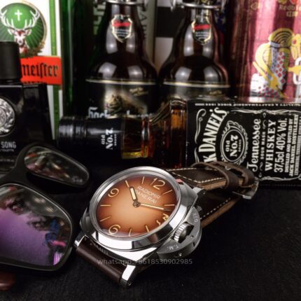 Panerai Luminor Mens Watch 47mm CAL.600 Mechanical Movement Stainless Steel Watches - Image 4