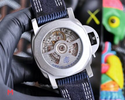 Panerai Luminor Mens Watch 44mm CAL.900 Mechanical Movement Stainless Steel Watches - Image 8