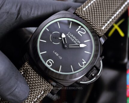 Panerai Luminor Mens Watch 44mm Automatic Mechanical Movement Stainless Steel Watches - Image 6