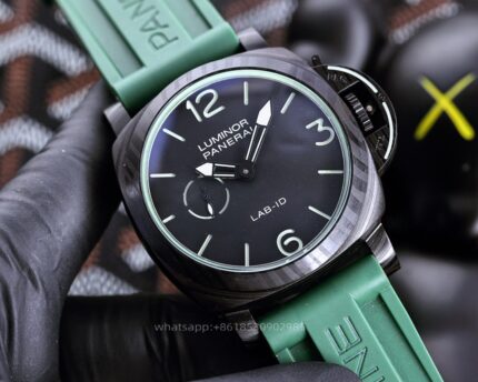Panerai Luminor Mens Watch 44mm Automatic Mechanical Movement Stainless Steel Watches - Image 5