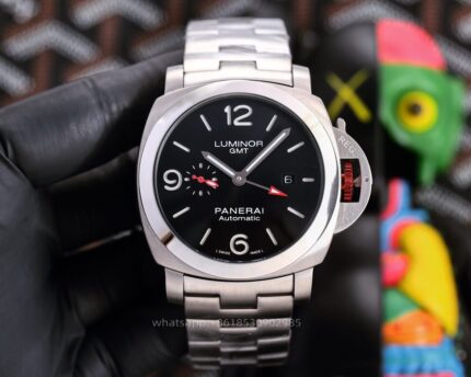 Panerai Luminor Mens Watch 44mm Automatic Mechanical Movement Stainless Steel Watches - Image 2