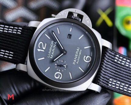 Panerai Luminor Mens Watch 44mm Automatic Mechanical Movement Stainless Steel Watches - Image 4
