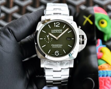 Panerai Luminor Mens Watch 44mm Cal.2555 Automatic Mechanical Movement Stainless Steel Watches V7 Factory