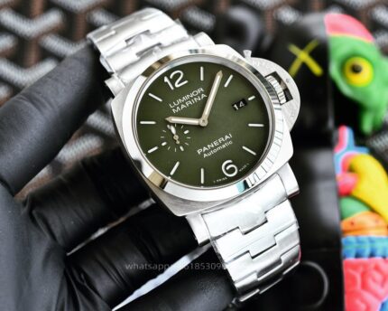 Panerai Luminor Mens Watch 44mm Cal.2555 Automatic Mechanical Movement Stainless Steel Watches V7 Factory - Image 3