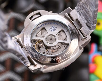 Panerai Luminor Mens Watch 44mm Automatic Mechanical Movement Stainless Steel Watches - Image 8