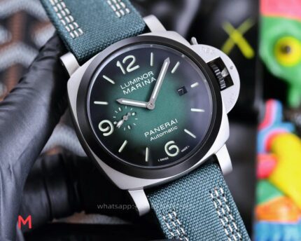 Panerai Luminor Mens Watch 44mm Automatic Mechanical Movement Stainless Steel Watches - Image 2