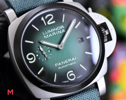Panerai Luminor Mens Watch 44mm Automatic Mechanical Movement Stainless Steel Watches - Image 4