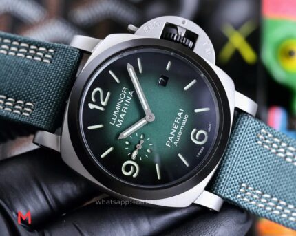 Panerai Luminor Mens Watch 44mm Automatic Mechanical Movement Stainless Steel Watches - Image 5