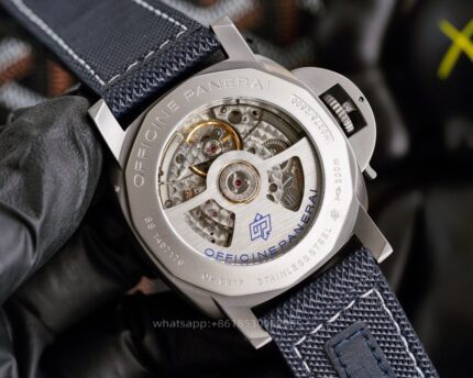 Panerai Luminor Mens Watch 44mm Automatic Mechanical Movement Stainless Steel Watches - Image 6