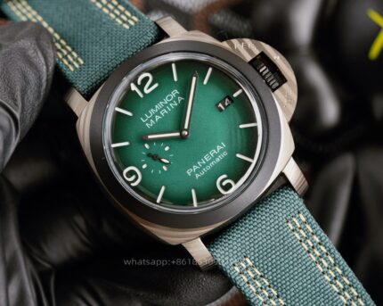 Panerai Luminor Mens Watch 44mm Automatic Mechanical Movement Stainless Steel Watches - Image 4