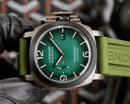 Panerai Luminor Mens Watch 44mm Automatic Mechanical Movement Stainless Steel Watches - Image 5