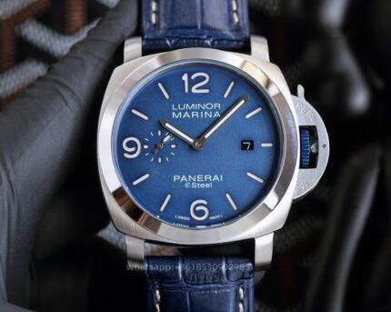 Panerai Luminor Mens Watch 44mm Automatic Mechanical Movement Stainless Steel Watches - Image 2
