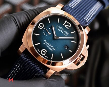 Panerai Luminor Mens Watch 44mm Automatic Mechanical Movement Stainless Steel Watches - Image 5