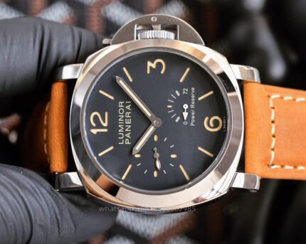 Panerai Luminor Mens Watch 44mm Automatic Mechanical Movement Stainless Steel Watches - Image 2