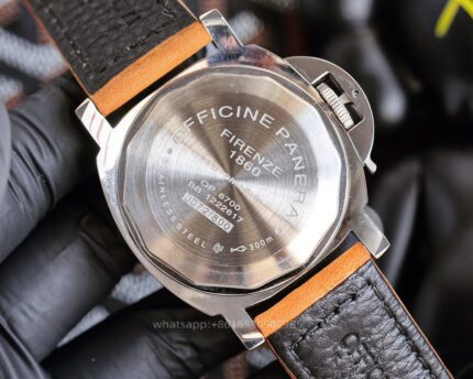 Panerai Luminor Mens Watch 44mm Automatic Mechanical Movement Stainless Steel Watches - Image 5