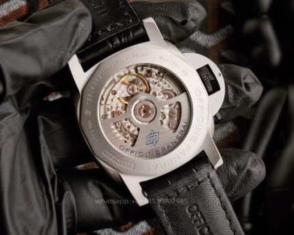 Panerai Luminor Mens Watch 44mm Automatic Mechanical Movement Stainless Steel Watches - Image 8