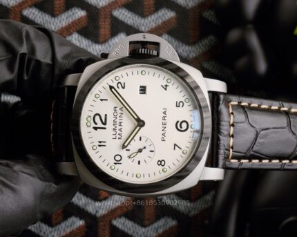 Panerai Luminor Mens Watch 44mm Automatic Mechanical Movement Stainless Steel Watches - Image 3