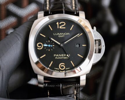 Panerai Luminor Mens Watch 44mm Automatic Mechanical Movement Stainless Steel Watches - Image 2
