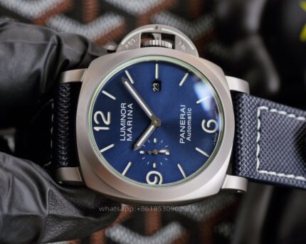 Panerai Luminor Mens Watch 44mm Automatic Mechanical Movement Stainless Steel Watches - Image 3