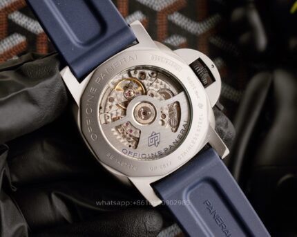 Panerai Luminor Mens Watch 44mm Automatic Mechanical Movement Stainless Steel Watches - Image 7