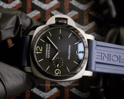 Panerai Luminor Mens Watch 44mm Automatic Mechanical Movement Stainless Steel Watches - Image 3