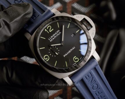Panerai Luminor Mens Watch 44mm Automatic Mechanical Movement Stainless Steel Watches - Image 2