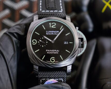 Panerai Luminor Mens Watch 44mm Cal. 2555 Automatic Mechanical Movement Stainless Steel Watches V7 Factory