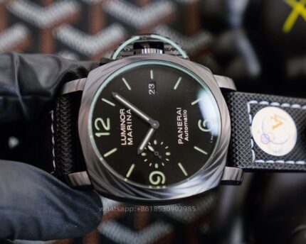 Panerai Luminor Mens Watch 44mm Cal. 2555 Automatic Mechanical Movement Stainless Steel Watches V7 Factory - Image 5