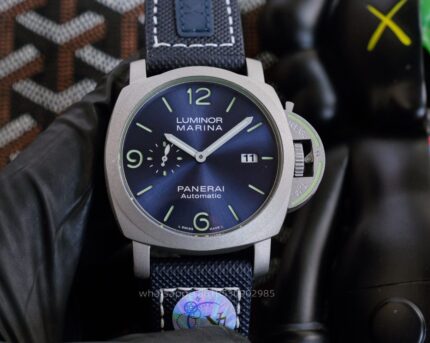 Panerai Luminor Mens Watch 44mm Cal. 2555 Automatic Mechanical Movement Stainless Steel Watches V7 Factory